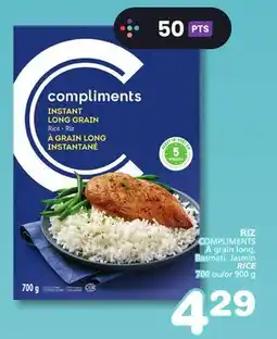 Marches Tradition COMPLIMENTS RICE offer