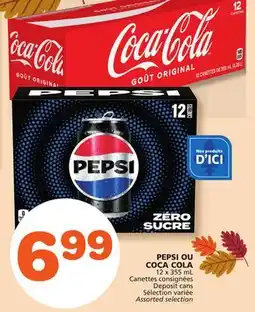 Marches Tradition PEPSI OR COCA COLA offer