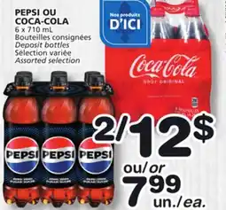 Marches Tradition PEPSI OU COCA-COLA offer
