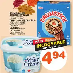 Marches Tradition NESTLÉ, DEL MONTE, CHRISTIE, CADBURY, LIFE SAVERS ICE CREAM, FROZEN DESSERT OR TREATS offer