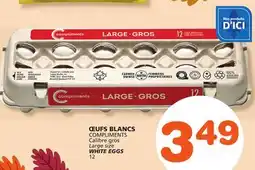 Marches Tradition COMPLIMENTS WHITE EGGS offer