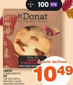 Marches Tradition COMPLIMENTS PIE offer