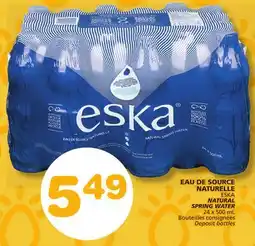 Marches Tradition ESKA NATURAL SPRING WATER offer