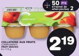 Marches Tradition COMPLIMENTS FRUIT SNACKS offer