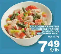 Marches Tradition FRESH POLLOCK AND SHRIMP SALAD AND SHRIMP SALAD offer