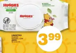 Marches Tradition HUGGIES NATURAL CARE WIPES offer