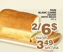 Marches Tradition SQUARE WHITE BREAD offer