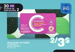 Marches Tradition COMPLIMENTS FACIAL TISSUES offer