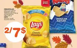 Marches Tradition LAY'S (177 à 235 g), SUNCHIPS (205 g), TOSTITOS (205 à 300 g) OR RUFFLES CHIPS offer