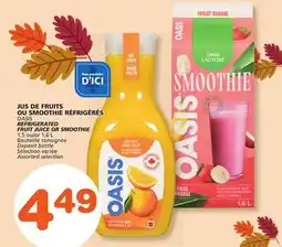 Marches Tradition OASIS REFRIGERATED FRUIT JUICE OR SMOOTHIE offer