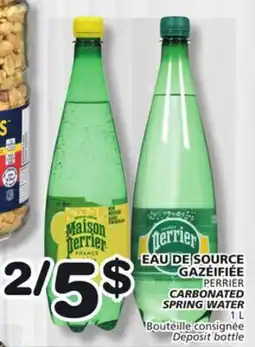 Marches Tradition PERRIER CARBONATED SPRING WATER offer