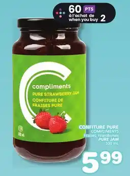 Marches Tradition COMPLIMENTS PURE JAM offer