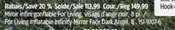 Canadian Tire For Living Inflatable Infinity Mirror Face Dark Angel offer