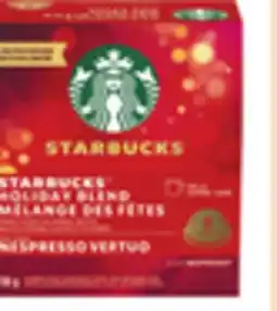 Canadian Tire Nespresso Starbucks Holiday Blend Vertuo Line Nespresso Capsules, 8-Ct offer