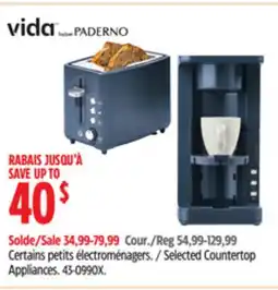 Canadian Tire Vida by Paderno Selected Countertop Appliances offer