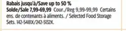 Canadian Tire Anchor Hocking Selected Food Storage Sets offer