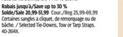 Canadian Tire MotoMaster Selected Tie-Downs, Tow or Tarp Straps offer