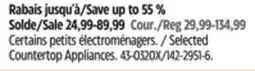 Canadian Tire MASTER Chef Selected Countertop Appliances offer