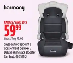 Canadian Tire Harmony Deluxe High-Back Booster Car Seat offer