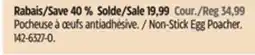 Canadian Tire Master Chef Non-Stick Egg Poacher offer