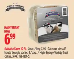 Canadian Tire Armstrong High-Energy Variety Suet Cakes offer