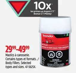Canadian Tire Selected types and sizes offer
