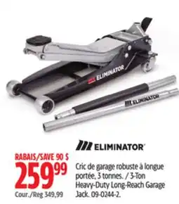 Canadian Tire MotoMaster 3-Ton Heavy-Duty Long-Reach Garage Jack offer