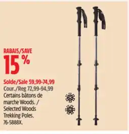 Canadian Tire Selected Woods Trekking Poles offer