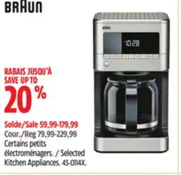 Canadian Tire Braun Selected Kitchen Appliances offer