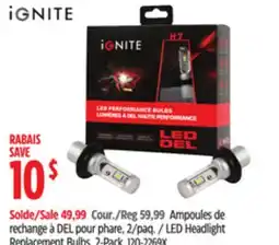 Canadian Tire Ignite LED Headlight Replacement Bulbs, 2-Pack offer