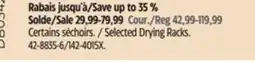 Canadian Tire Type A Selected Drying Racks offer