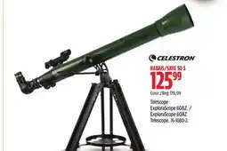 Canadian Tire Celestron ExploraScope 60AZ Telescope offer