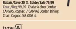 Canadian Tire CANVAS Jordan Dining Chair offer