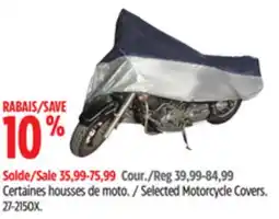 Canadian Tire Selected Motorcycle Covers offer