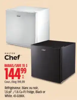 Canadian Tire MASTER Chef 1.6 Cu-Ft Fridge offer