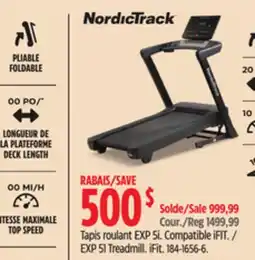 Canadian Tire NordicTrack EXP 51 Treadmill offer