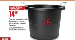 Canadian Tire Gracious Living Bucket with Rope Handles offer
