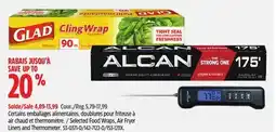 Canadian Tire Alcan Selected Food Wraps, Air Fryer Liners and Thermometer offer