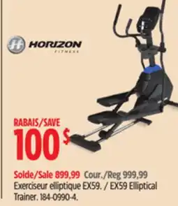 Canadian Tire Horizon EX59 Elliptical Trainer offer