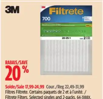 Canadian Tire Filtrete Filters offer