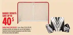 Canadian Tire Selected Street Hockey Equipment and Mini Sticks offer