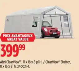 Canadian Tire ClearView Shelter offer