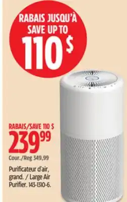 Canadian Tire Noma Large Air Purifier offer
