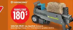 Canadian Tire Yardworks 9-Ton 15A Electric Log Splitter offer