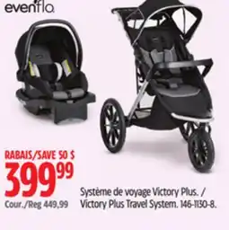 Canadian Tire Evenflo Victory Plus Travel System offer