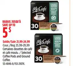 Canadian Tire Selected Coffee Pods and Ground Coffee offer