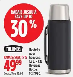Canadian Tire THERMOS 1.2L Beverage Bottle offer