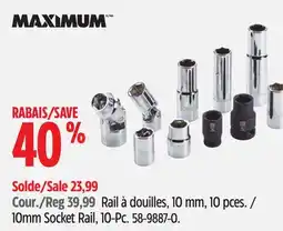Canadian Tire Maximum 10mm Socket Rail offer