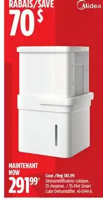 Canadian Tire Midea 35-Pint Smart Cube Dehumidifier offer