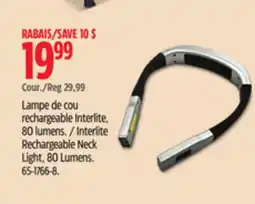 Canadian Tire Interlite Rechargeable Neck Light offer
